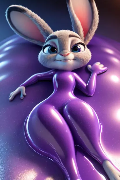 Judy in a slimey situation 