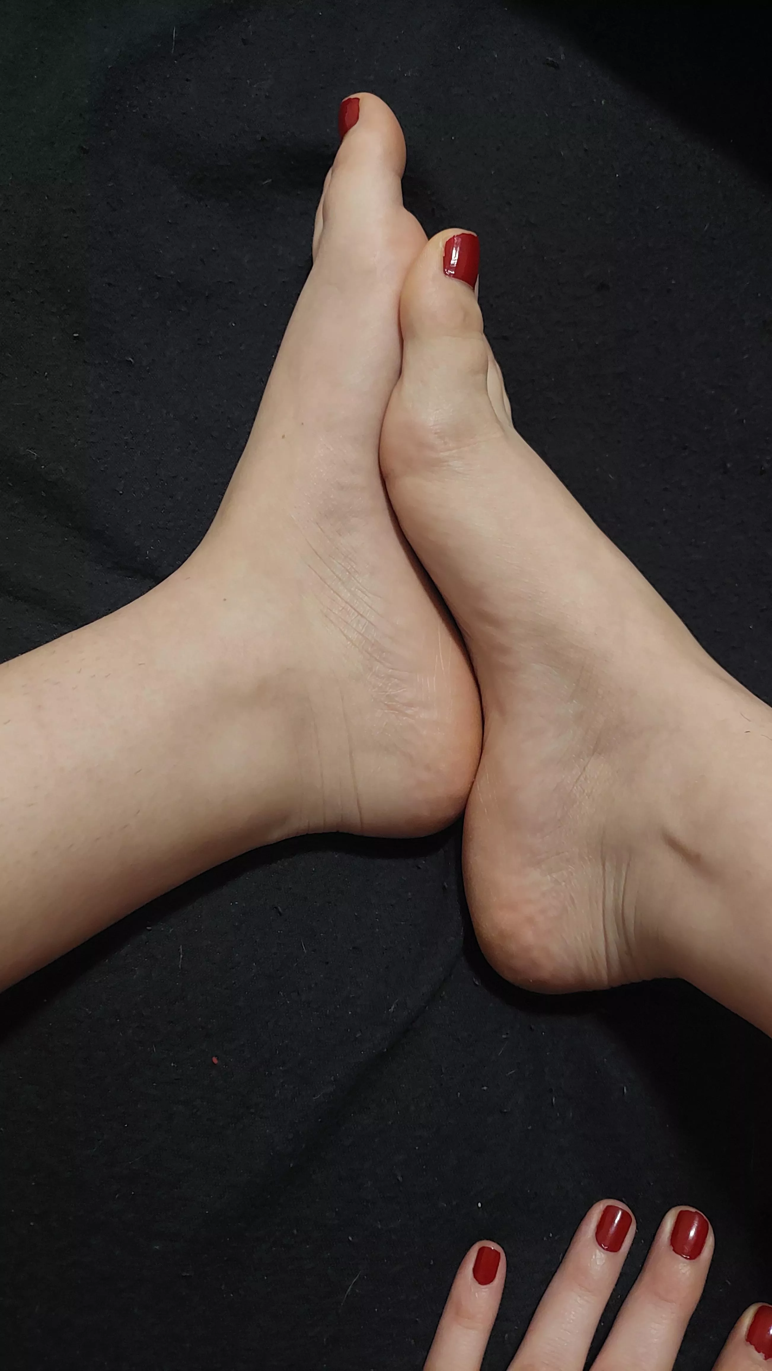 Kiss my feet until I'm satisfied 