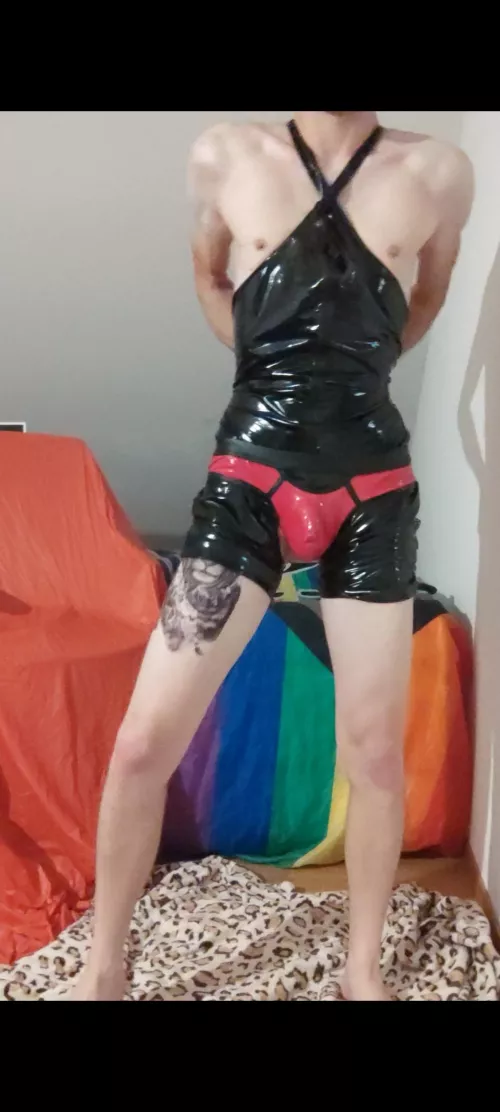 Last evening, befor kinkparty latex