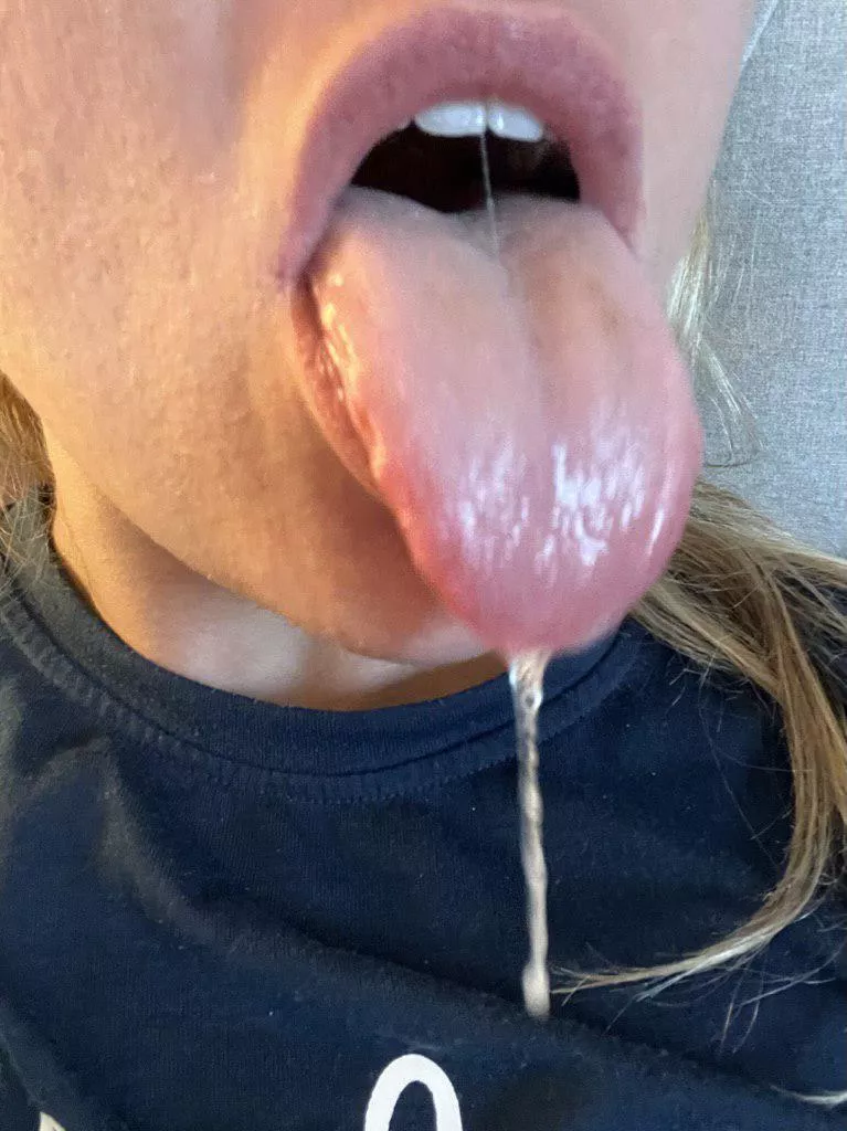 let me lick all your cock with my long wet tongue