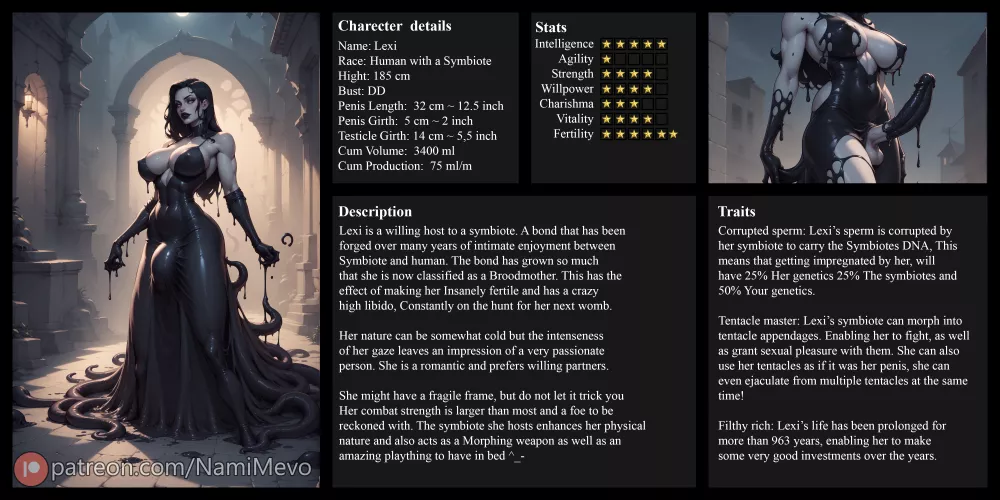Lexi the Symbiote Futanari Brood mother