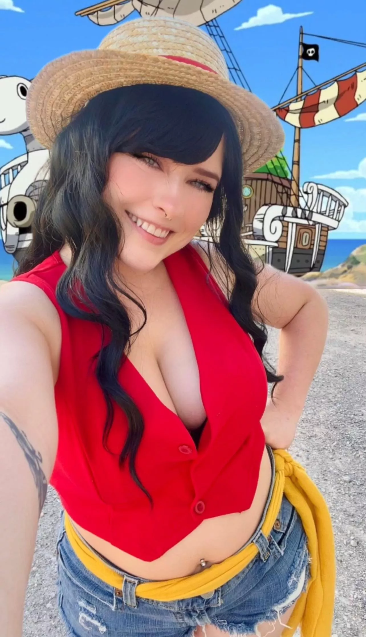 Luffy, One Piece by Reyrevealed (me)