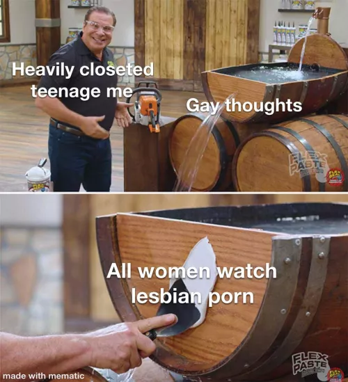 Maybe lesbian bondage was just me though 😳