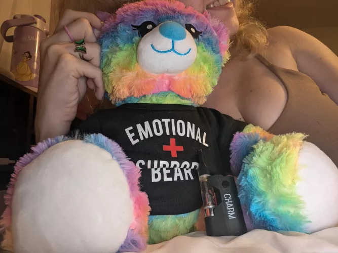 Me and bubbles just waiting for the incoming Daddy cuddles