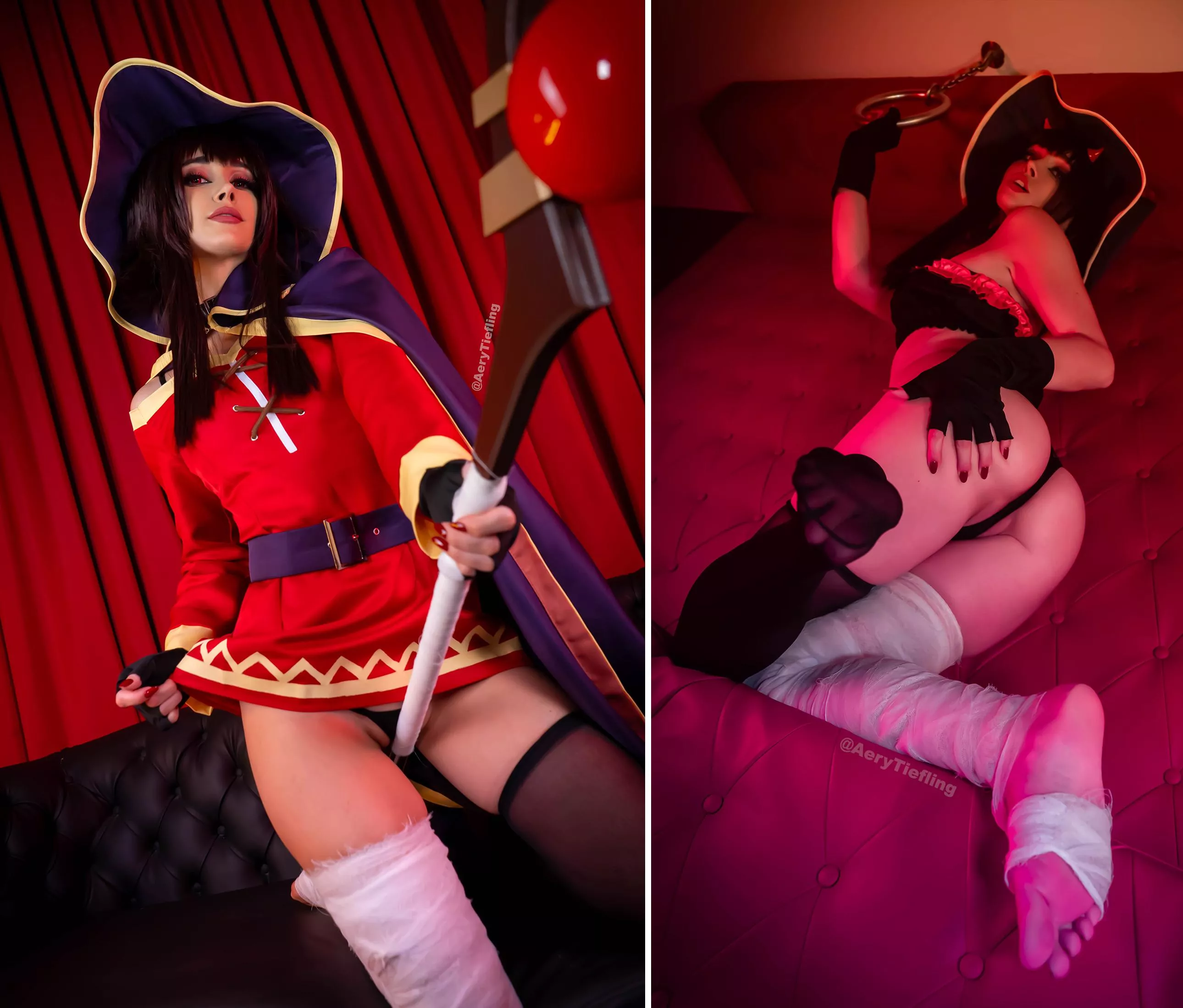 Megumin from Konosuba by Aery Tiefling [OC]
