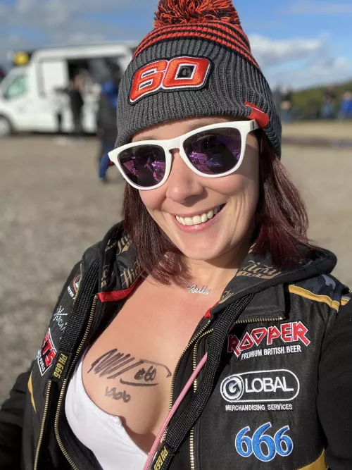 Met my favourite racer this week and got him to sign me 