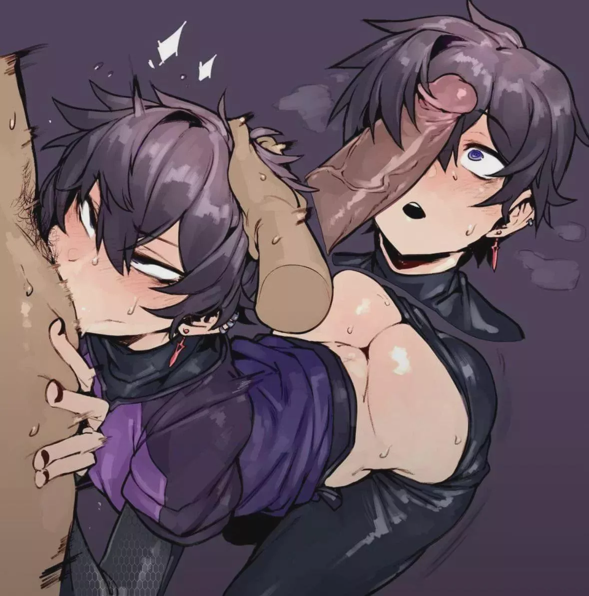 Mmm, Just put me on my knees and force it down my throat~