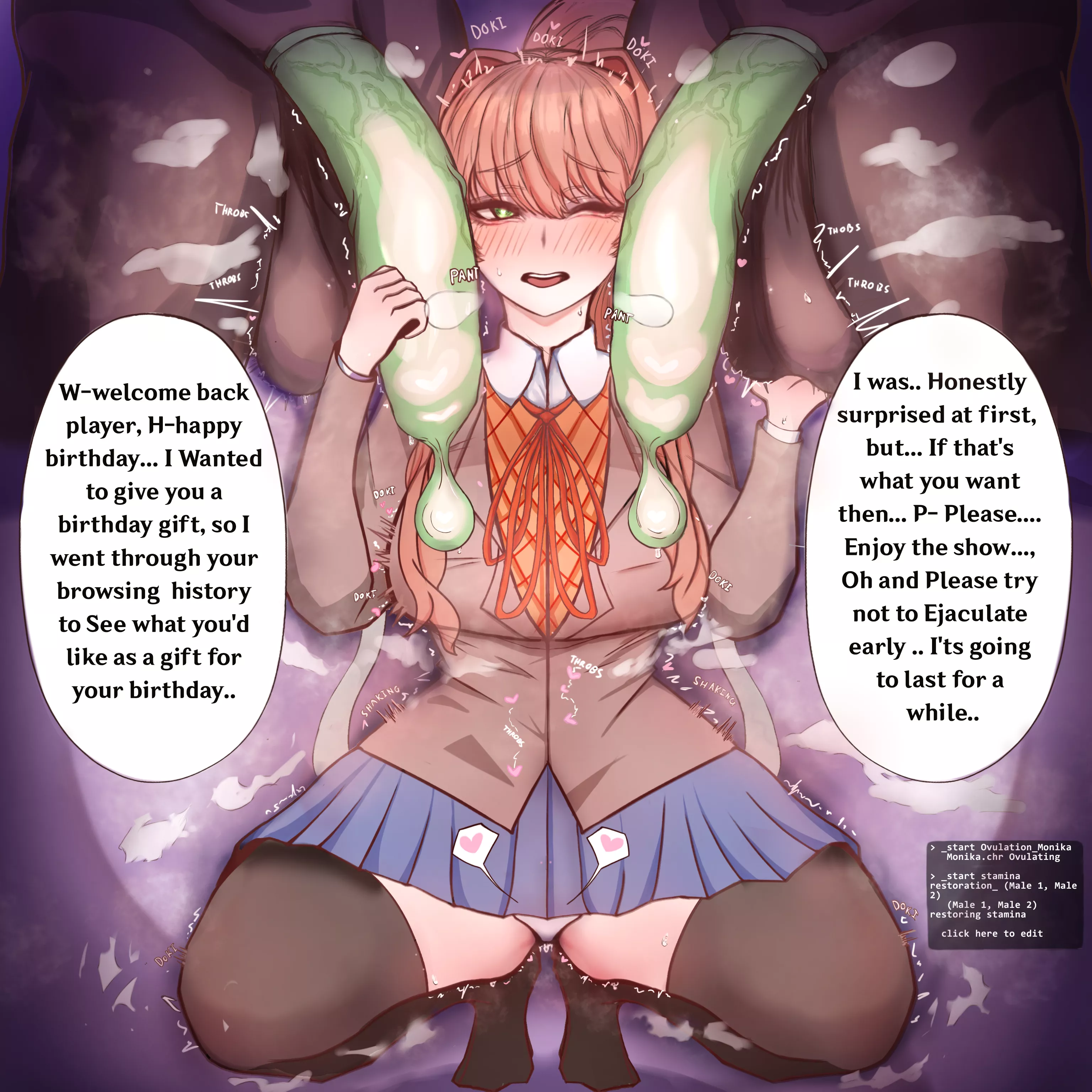 Monika's present 