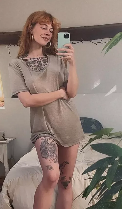 Morning mirror selfie 