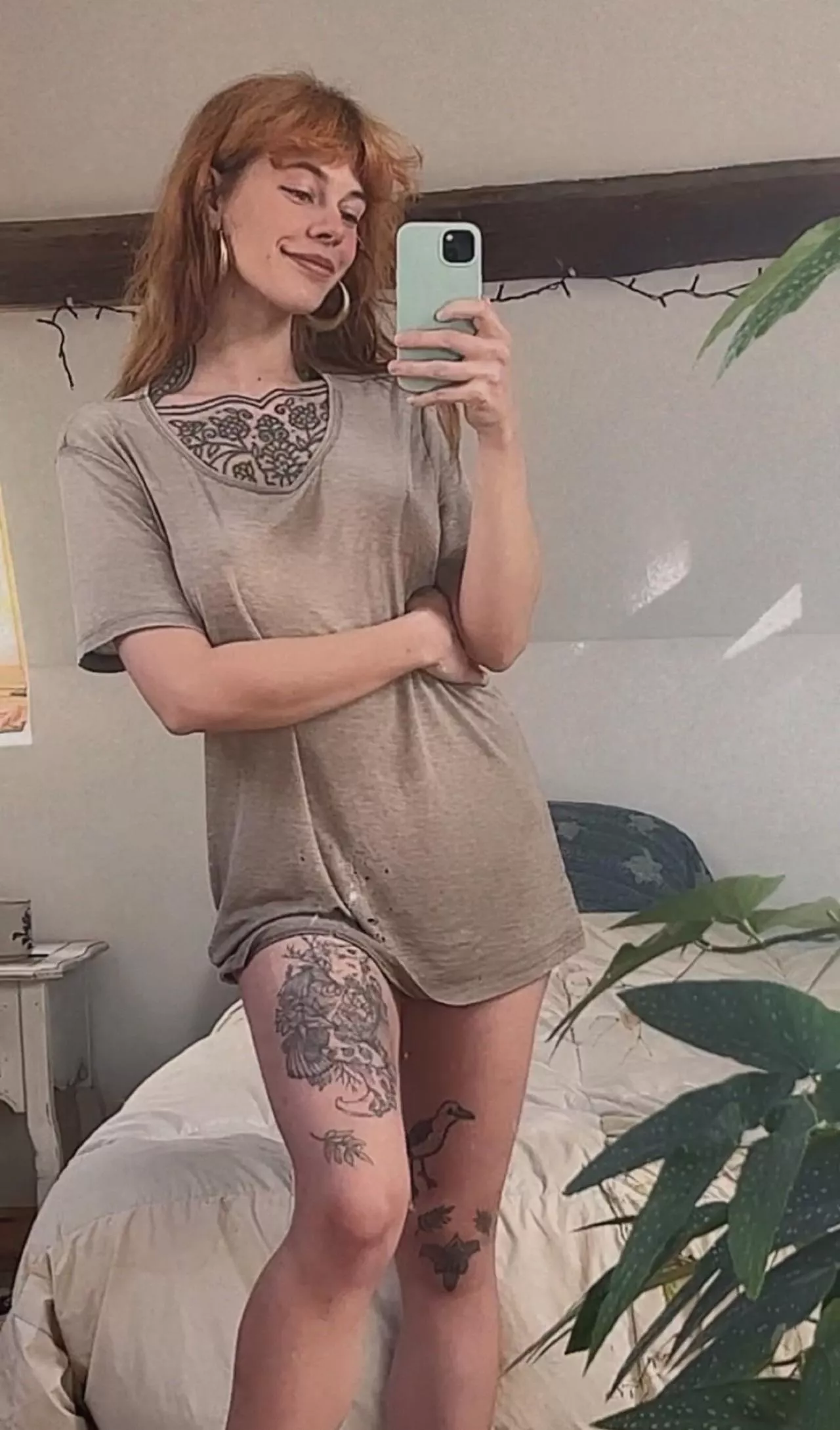 Morning mirror selfie 