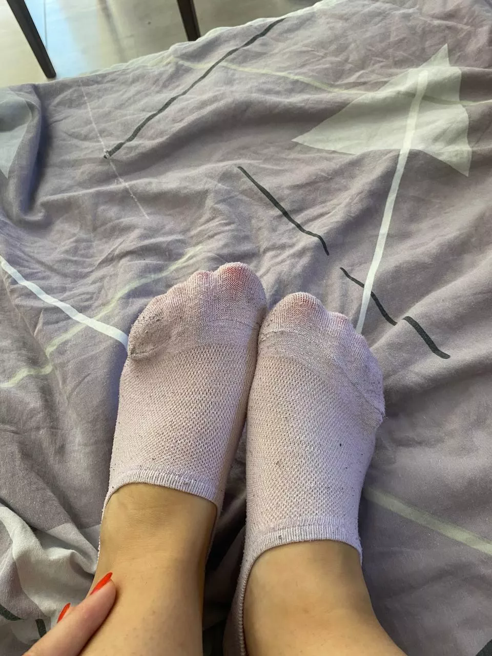 My cute little see-through socks