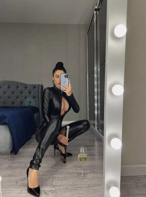 My latex might not be shiny enough, but I hope you'll polish it to a gleam