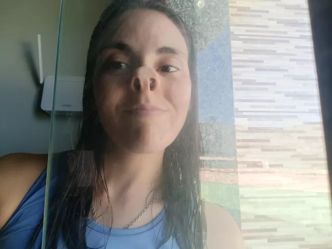 my nose in your window 🐽