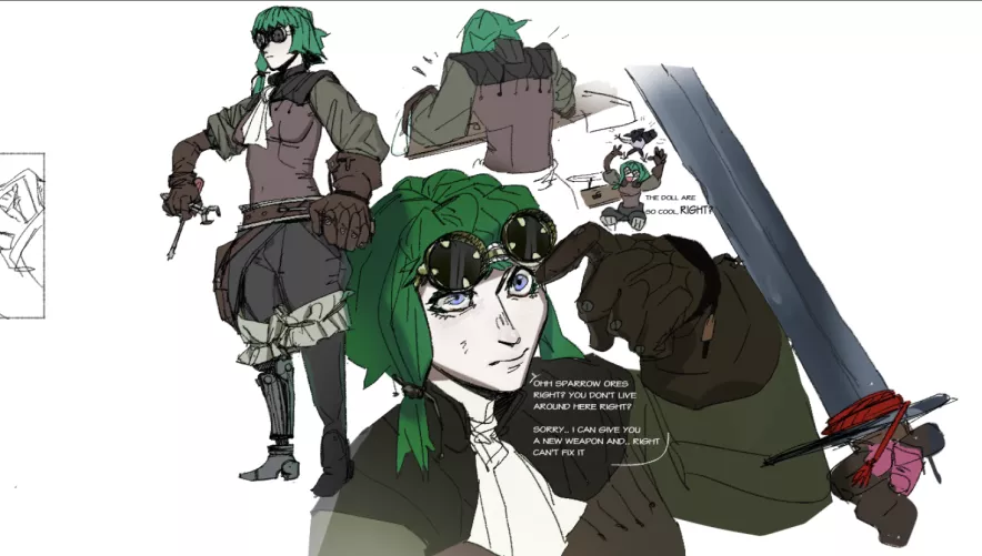 my oc, she's maria and one of the rare disciple of the best 