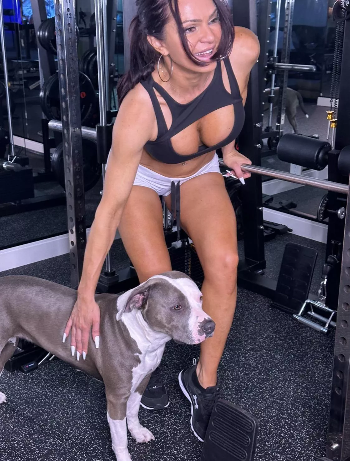 My puppy wants to workout today..