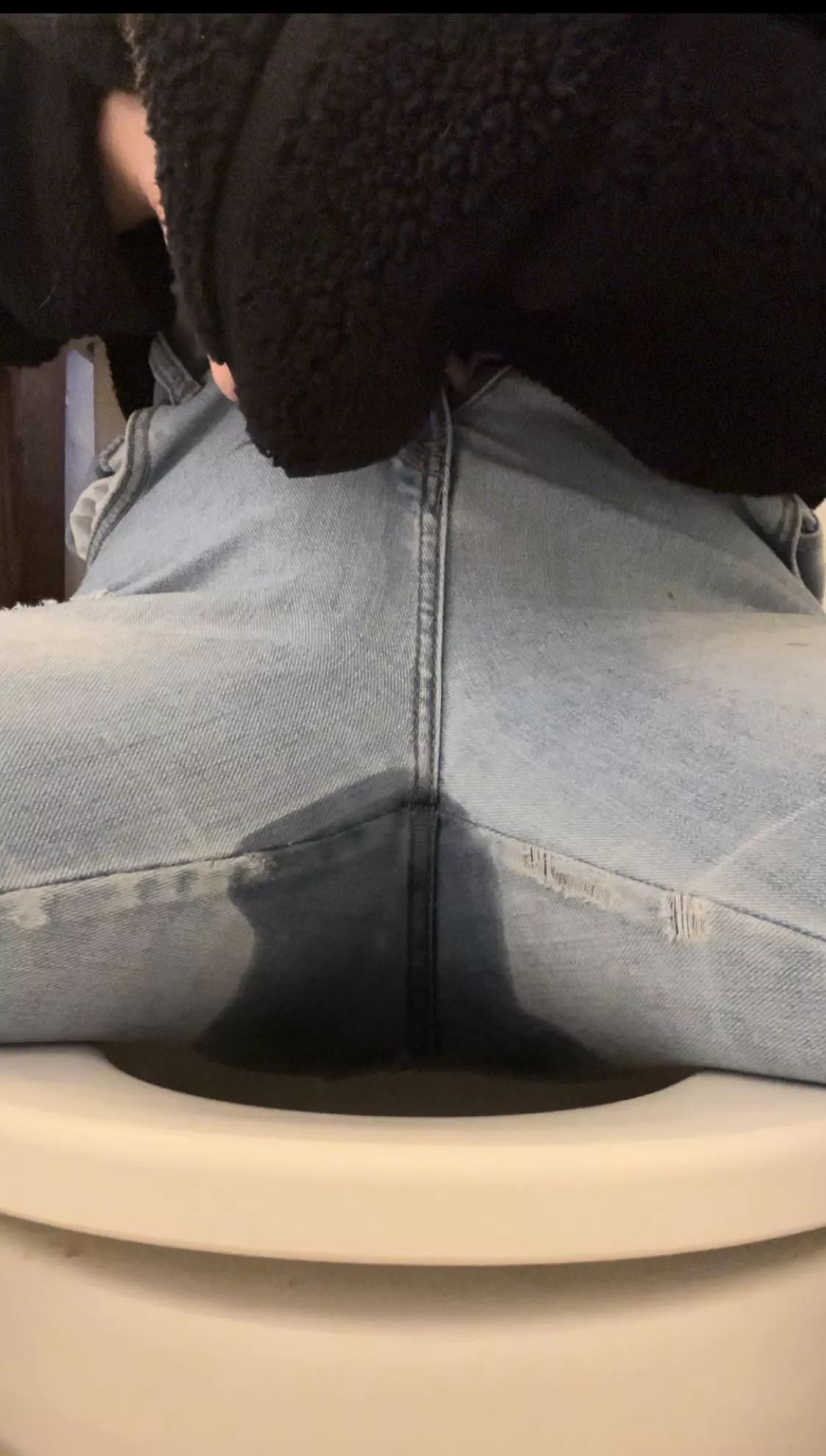 No time to pull my pants down😖