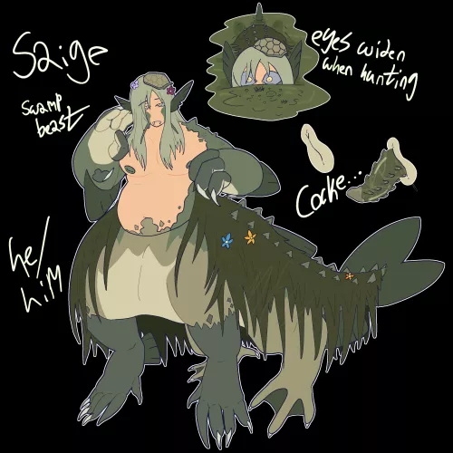 [oc] swamp beast saige
