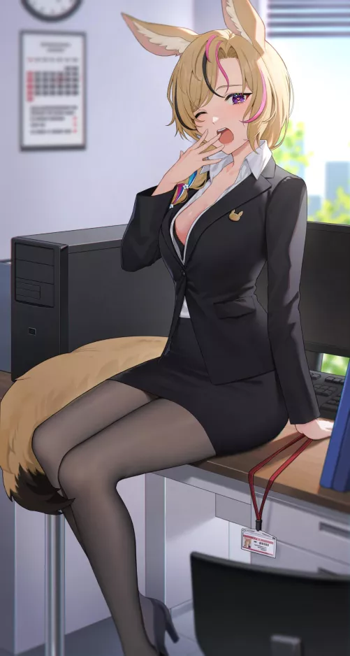 Office Lady Omaru Polka~ [Hololive] (Reiji-RJ)