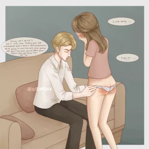 panties off (original art)