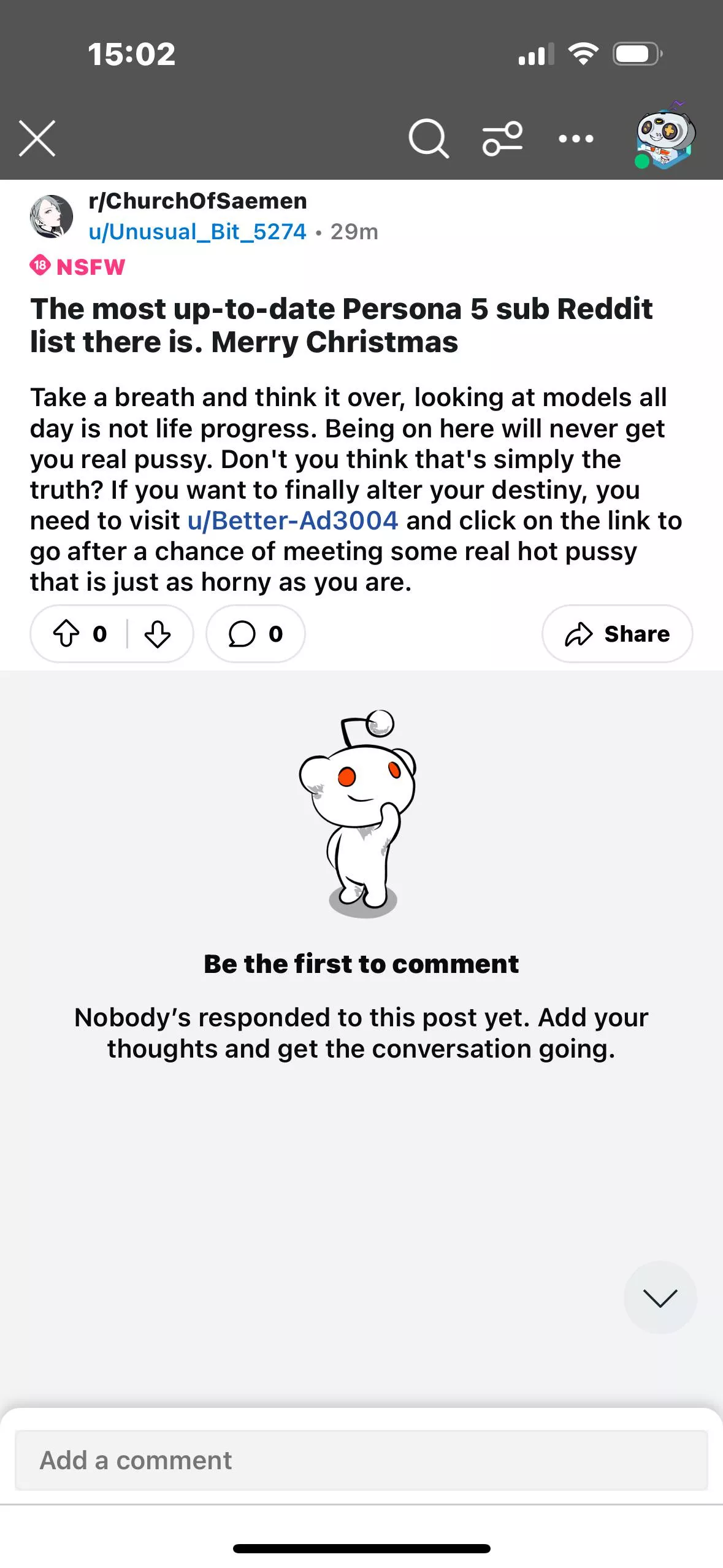 Please do something about this bot going around Reddit 