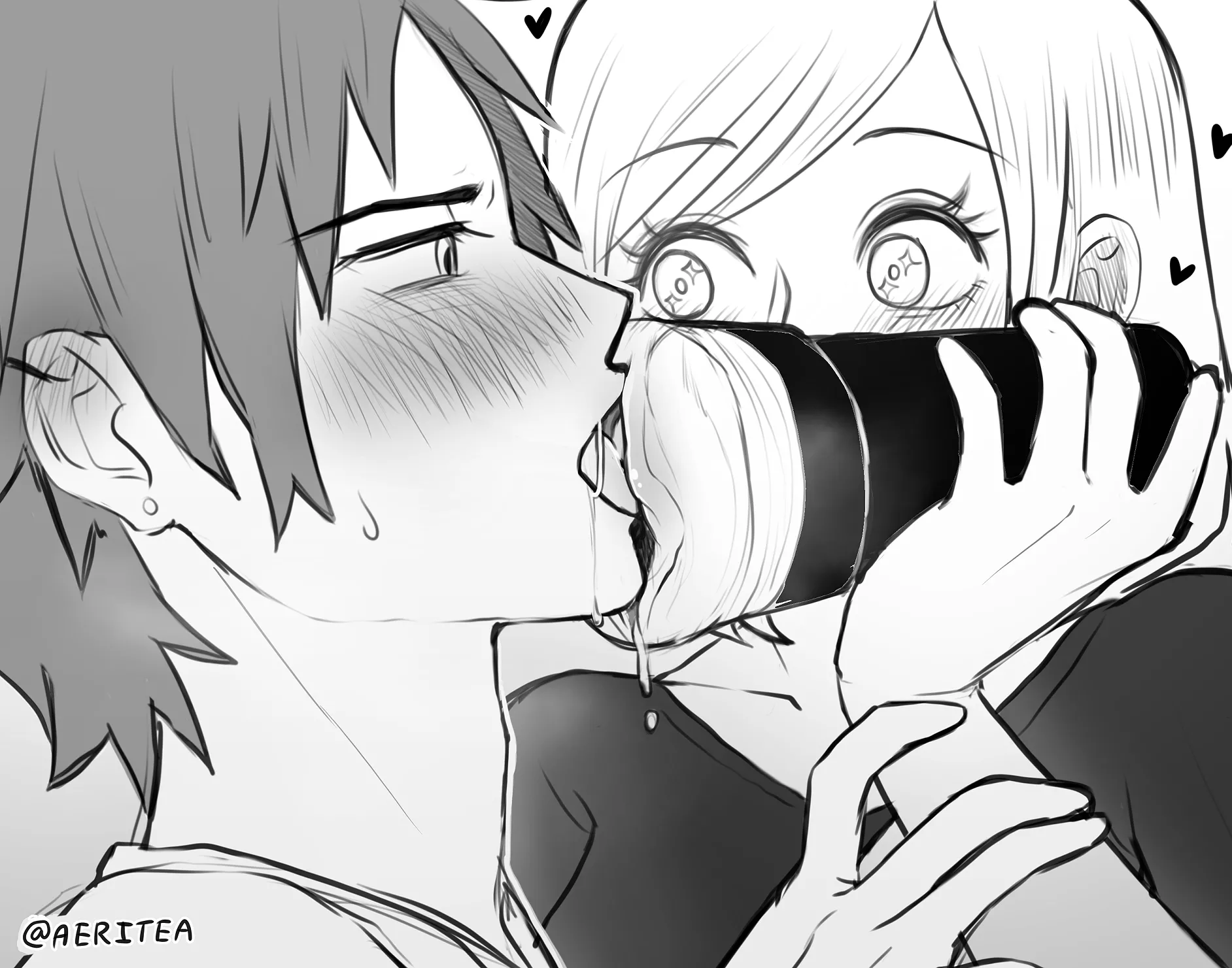 Practice Makes Perfect 👅 (Art by @Aeritea)