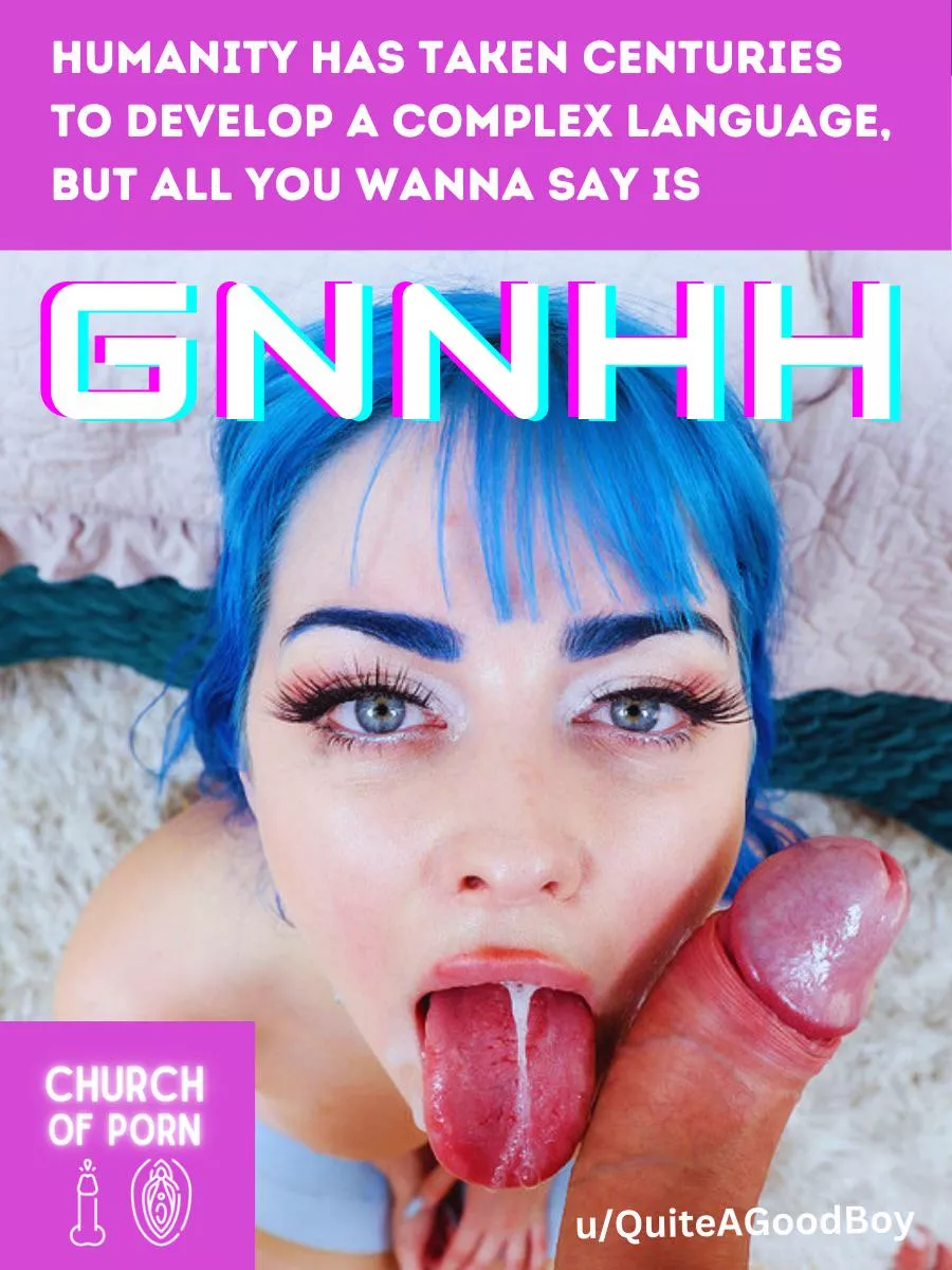 Pray to Goddess Porn by saying gnnhh…