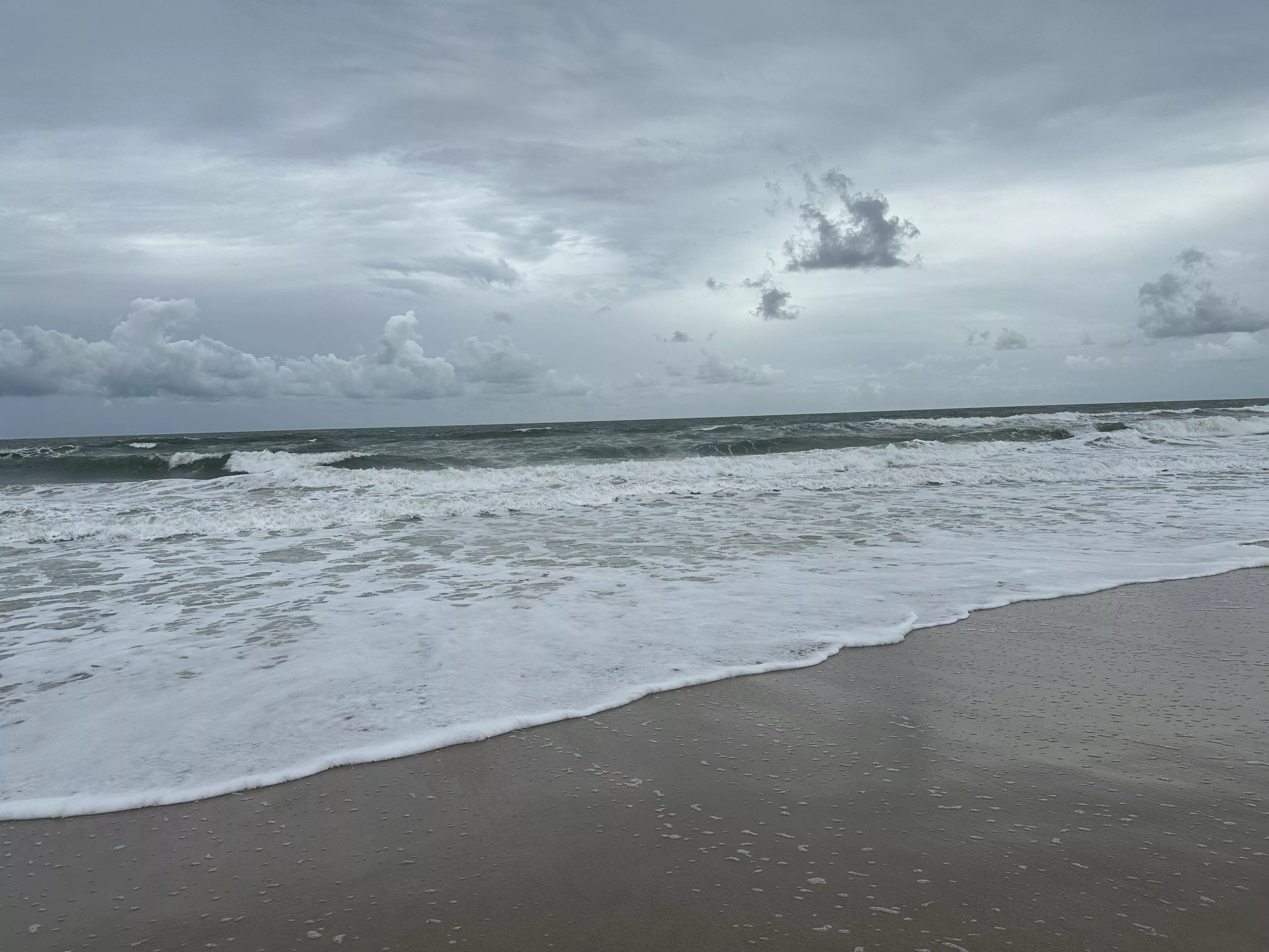 Pre-hurricane beach day