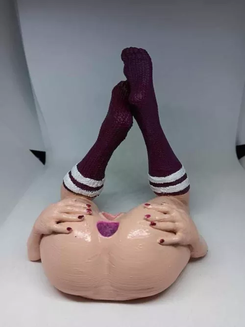 Printed, painted, and glazed ;)