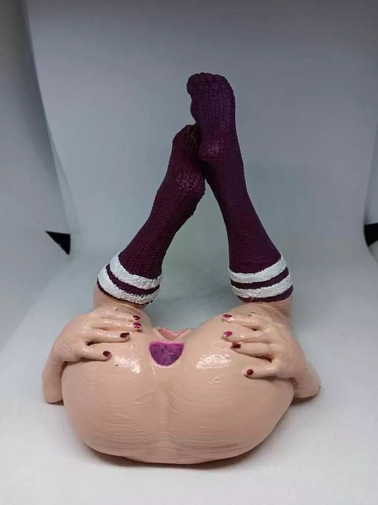 Printed, painted, and glazed ;)