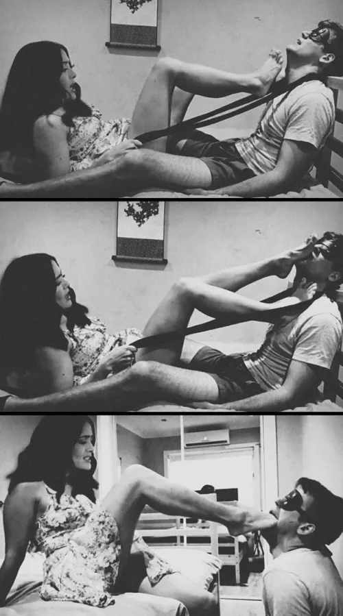 Proud to be a good slave to the great goddess Salma hayek 🛐