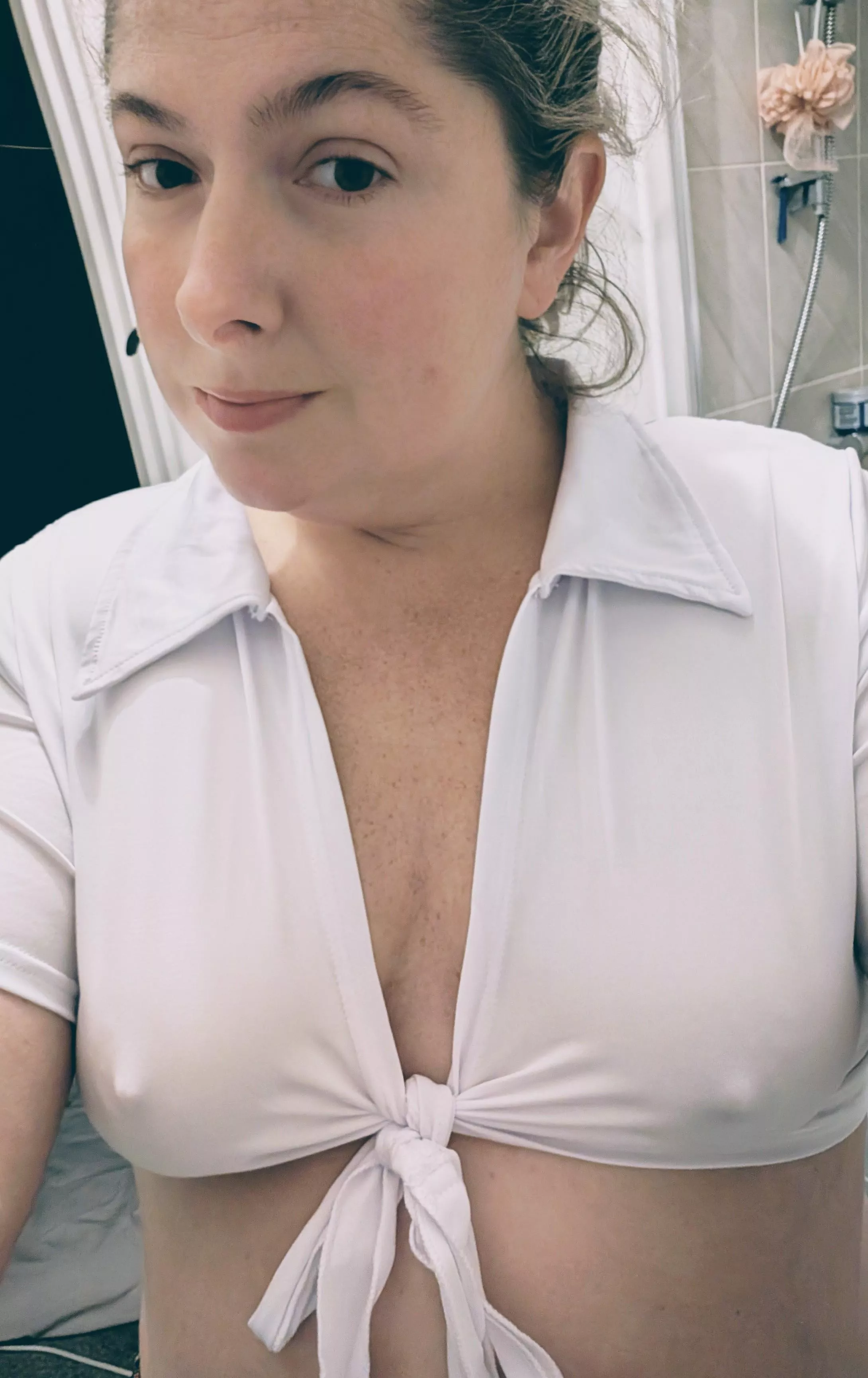 Quick after work no make-up selfie