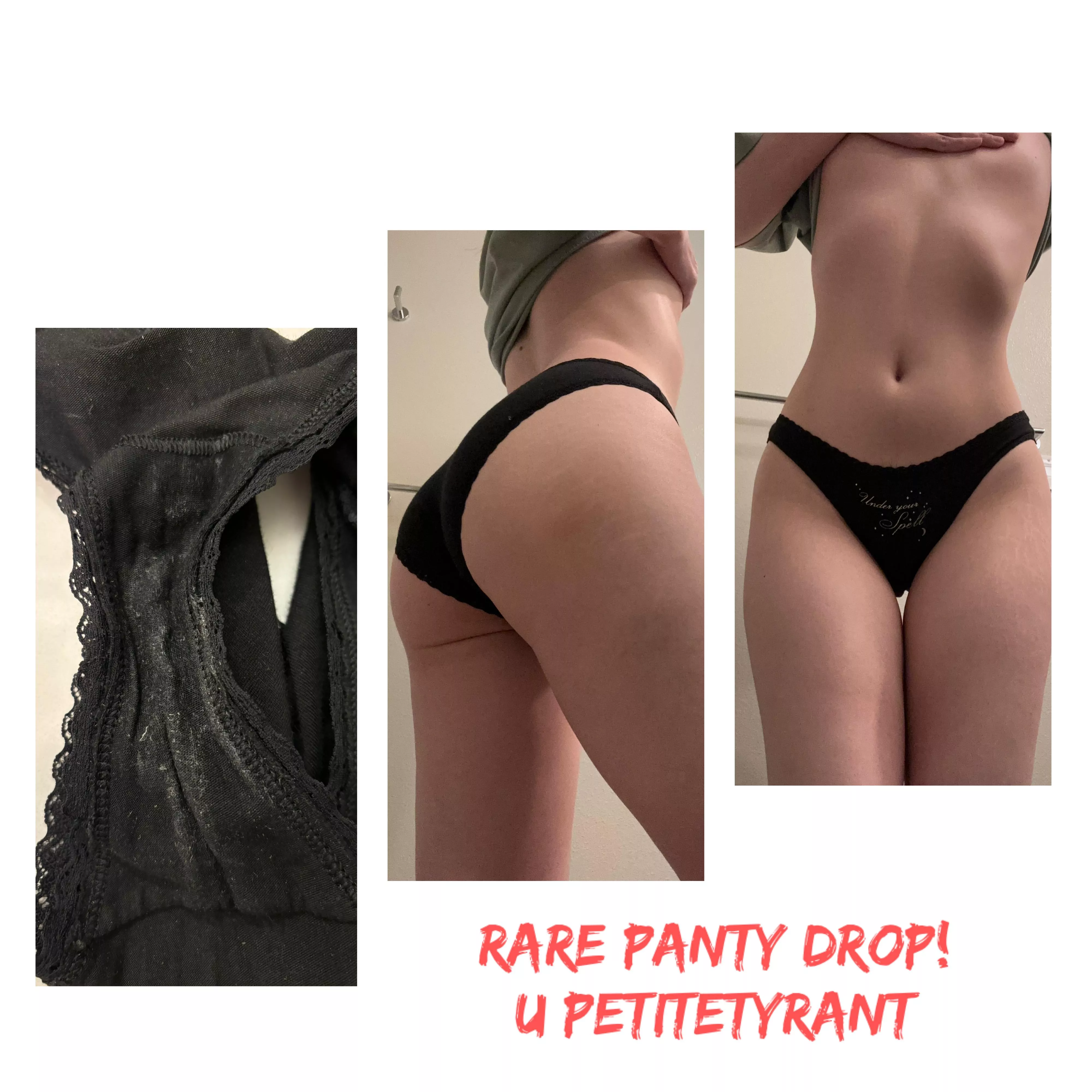 READY TO SHIP $40 pair worn for 2 days / 48 hours, 2 orgasms, and a squirt session! Very soaked through with strong scent, vacuum sealed dry