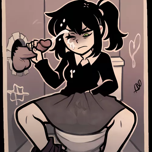 Renee Graves servicing a gloryhole