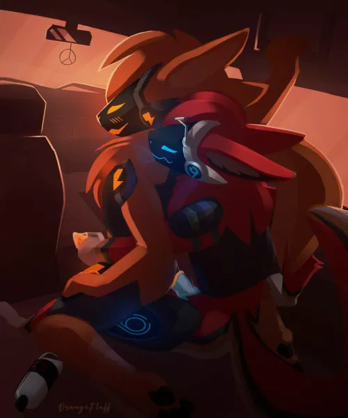 riding in the back of the car [MM] (orangefluff)