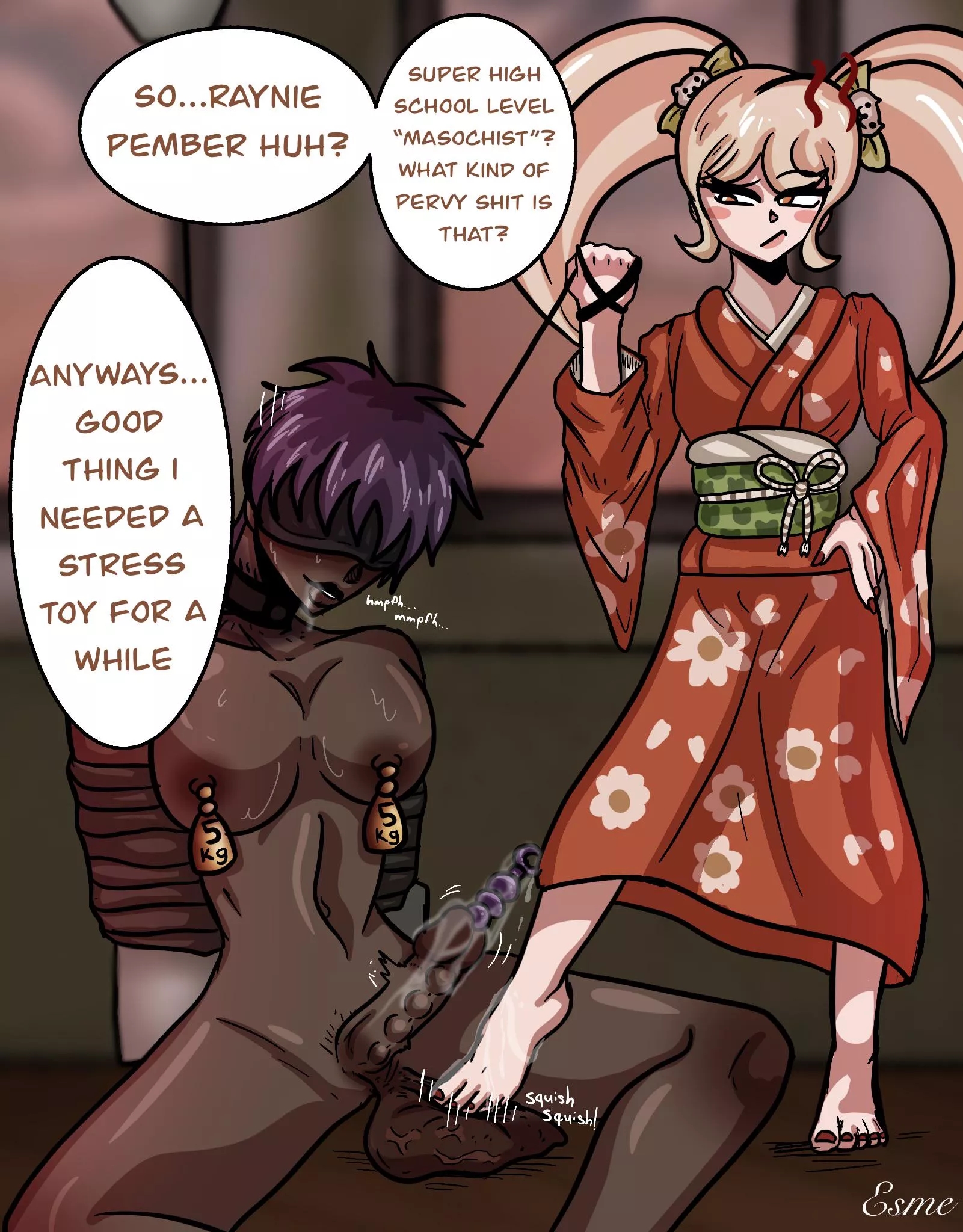 Saionji Hiyoko(Danganronpa) x OC 