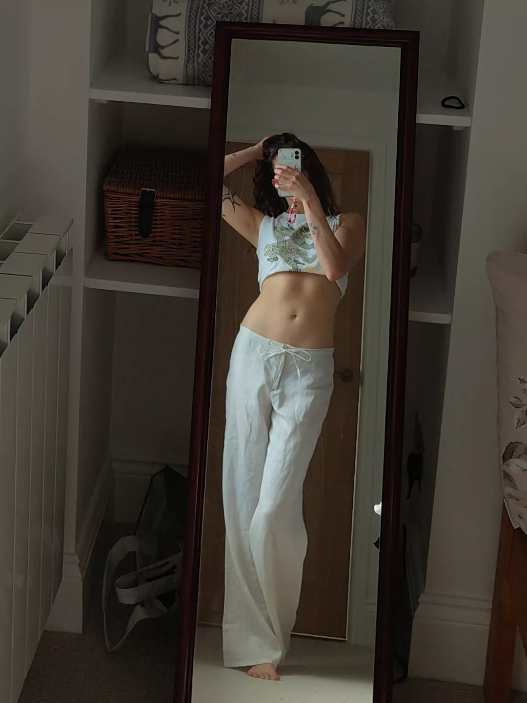 Saying goodbye to midriff styles for winter 😥