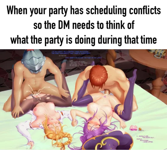 Scheduling conflicts suck
