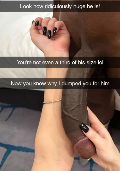 She always said she'd only break up with your for a 