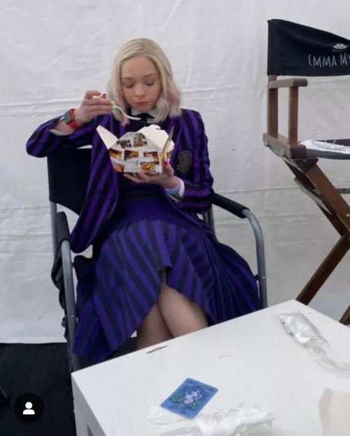 She seems bored, there’s no one to give her attention