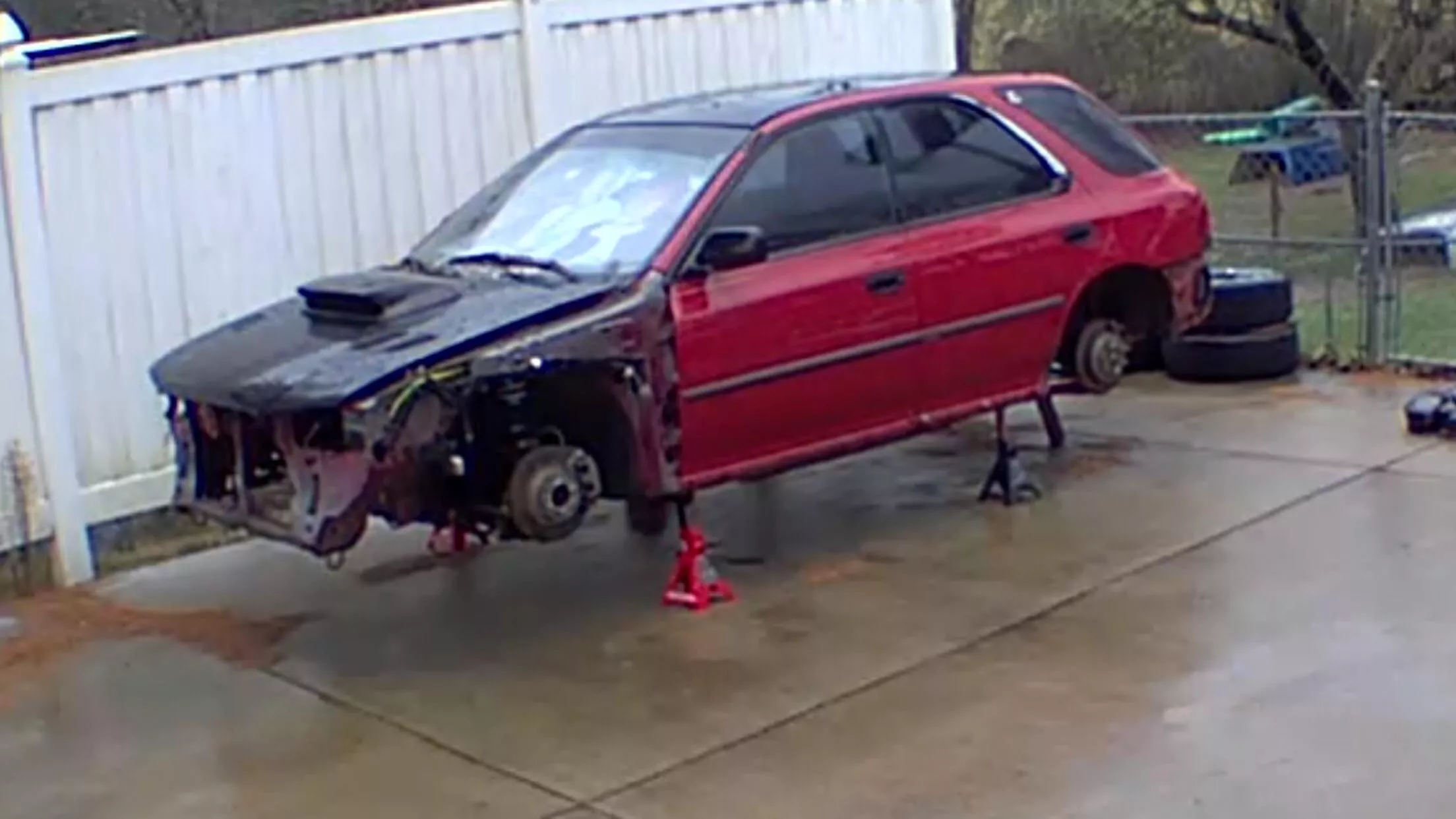 She’s getting stripped down