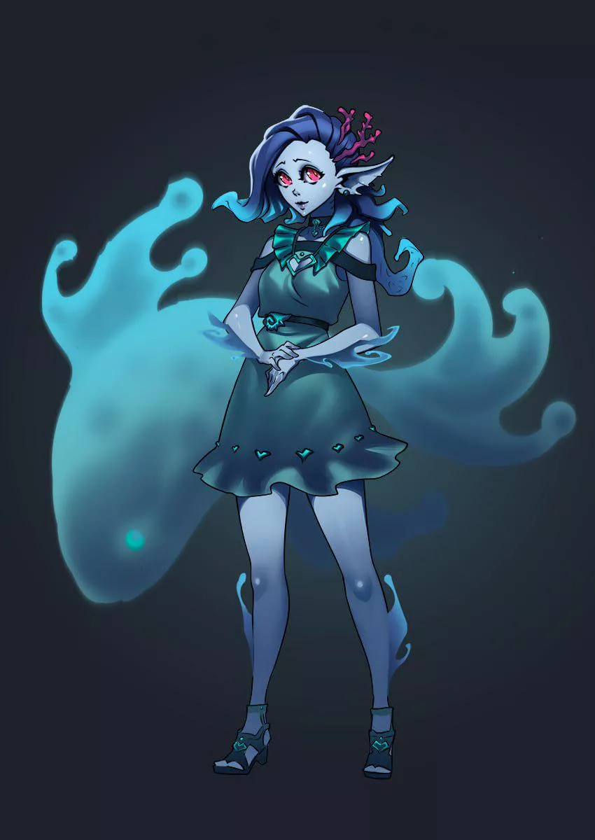  Shu - amphibian girl (by Ninego) [The Veil Chronicles: Nix University] 