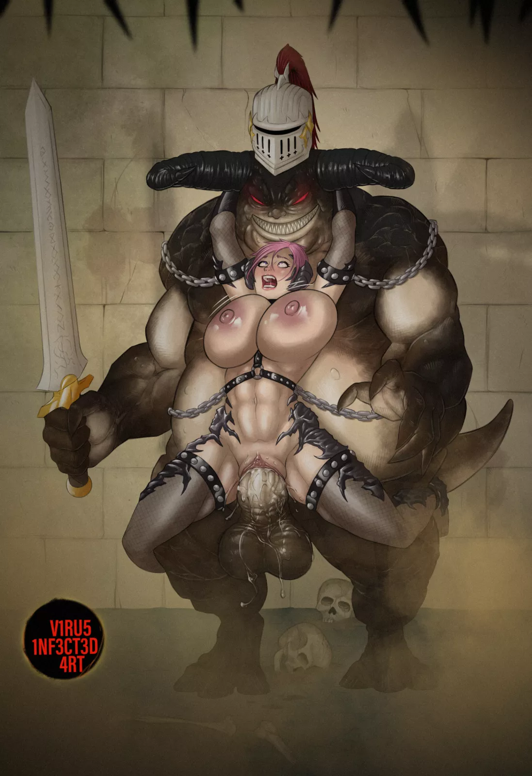 Sin Faye x Ogre (VirusInfectedArt) [FFXIV]