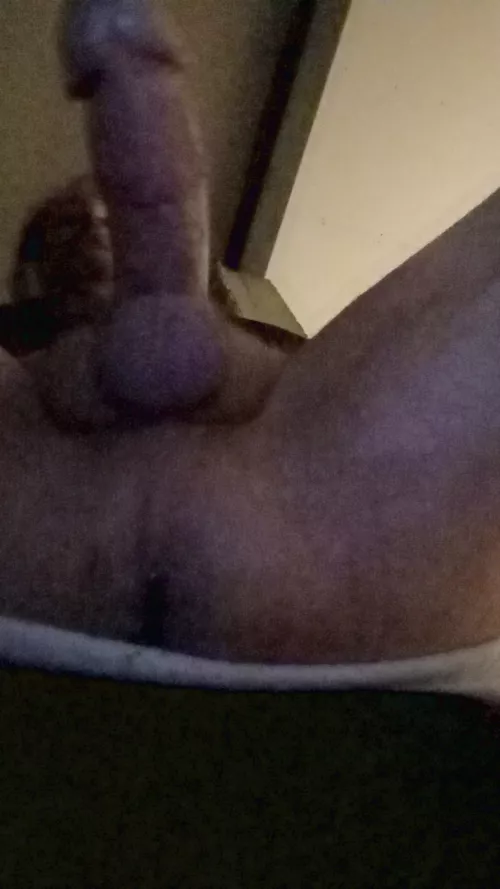 Slammer plays with hole for those cock need to be drained jerk it!