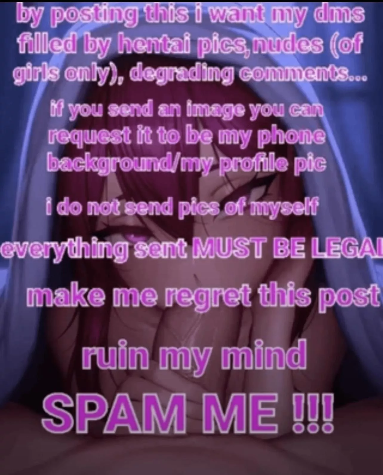 Spam me please… ^^