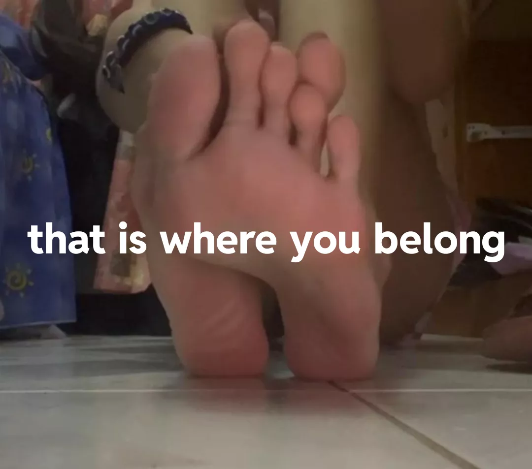 Stay on the floor loser 