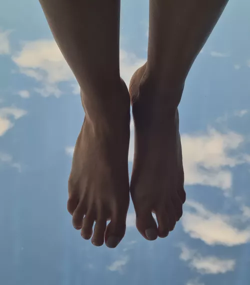 Stepping down from Heaven to step on you.