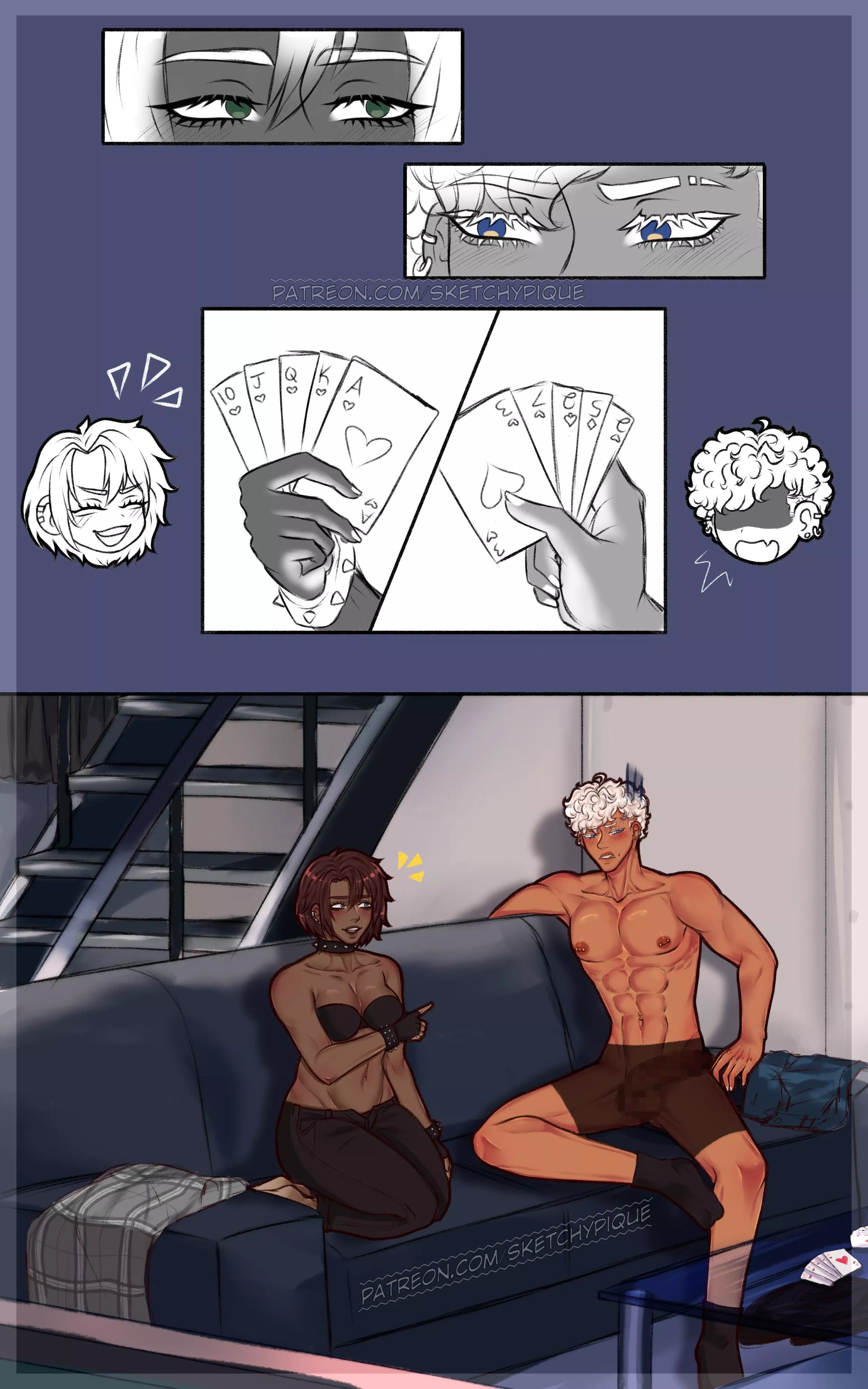 Strip Poker (Request)