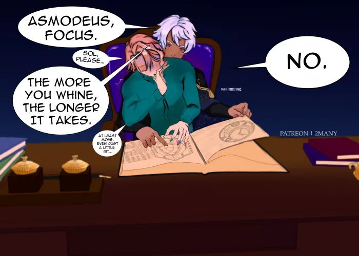 Study Date (cockwarming) - Solodeus - full uncensored on my patreon @2many ❤️