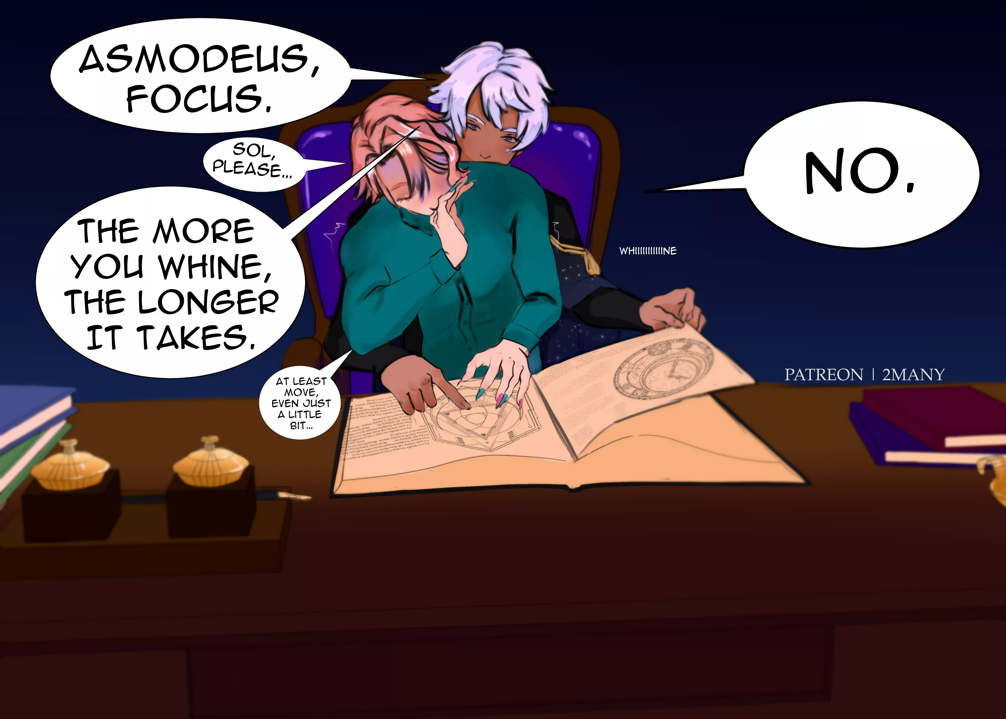 Study Date (cockwarming) - Solodeus - full uncensored on my patreon @2many ❤️