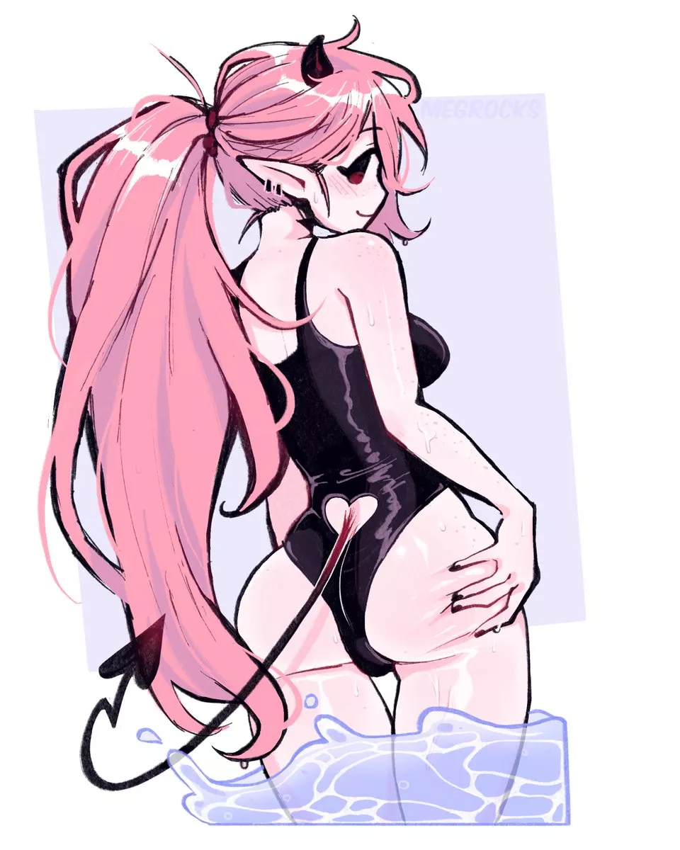 succubus swimsuit 🌊 by @_megrocks